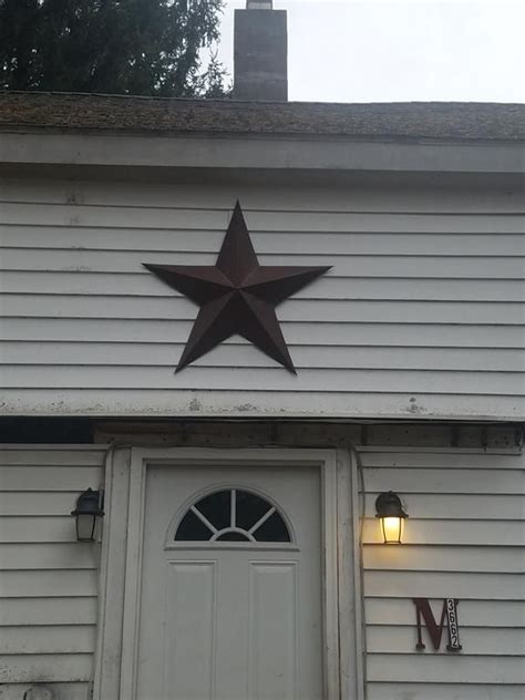 metal stars on the outside of houses|outdoor stars for house.